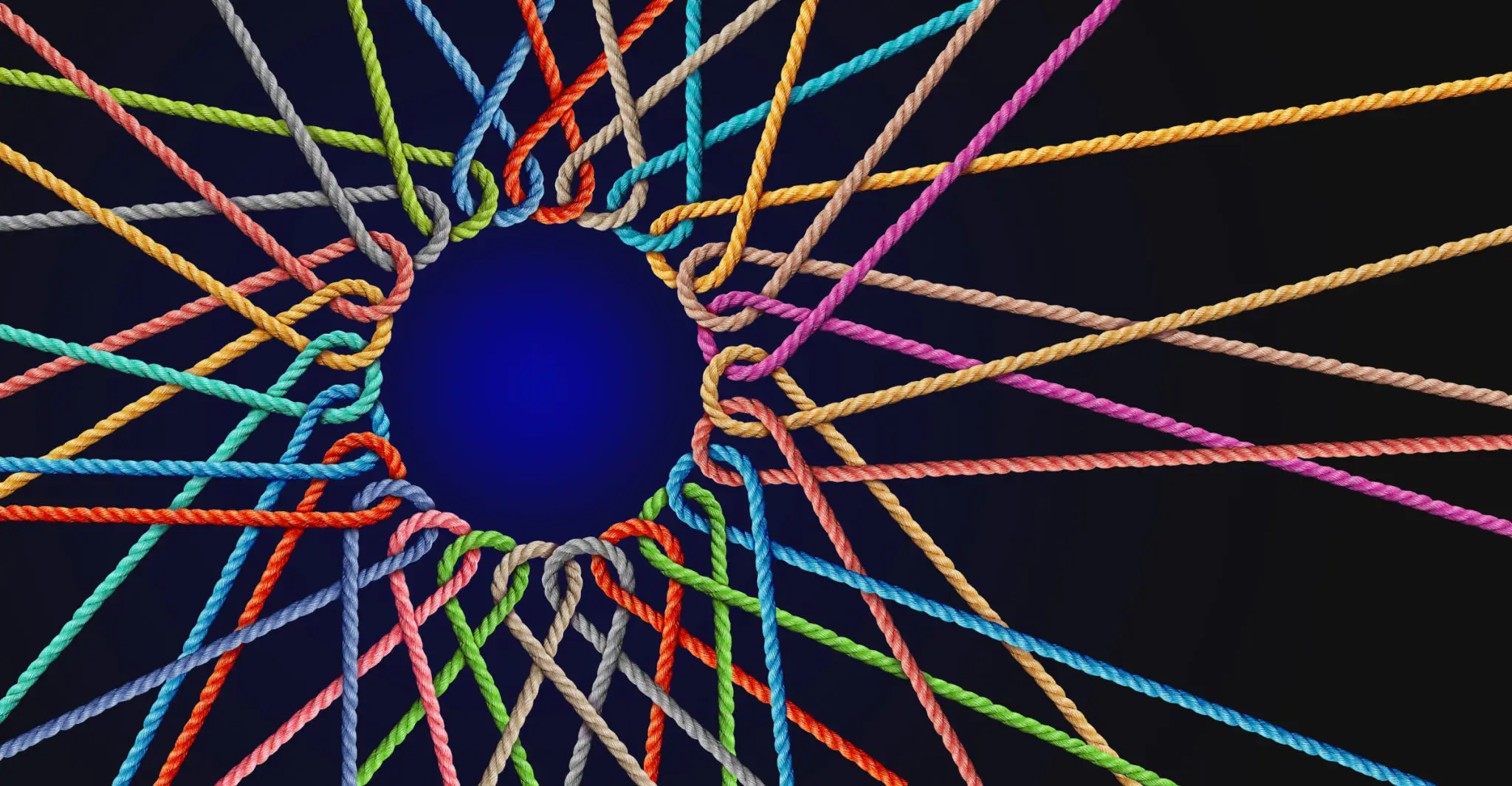 A circle of rope is shown in the center.